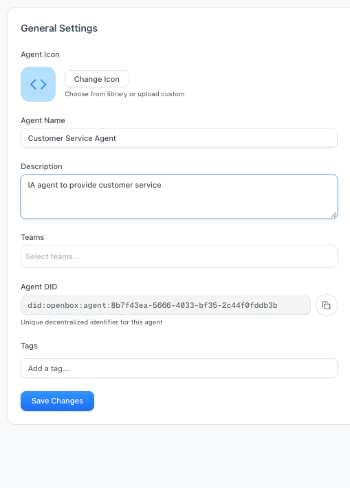 General Settings